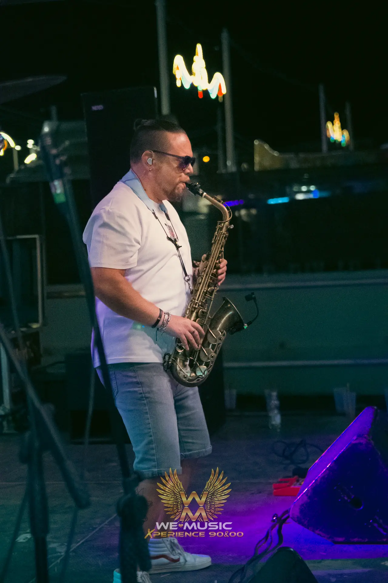 Saxofonista en directo
